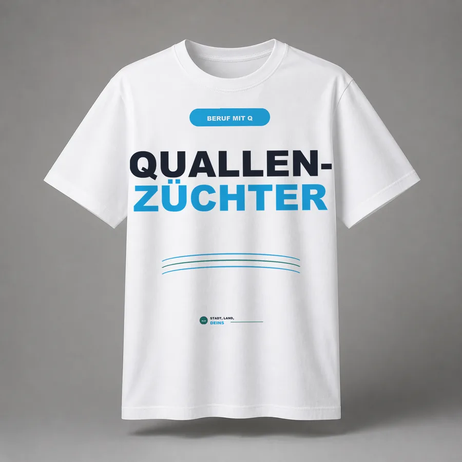 Beruf mit Q: Quallenzüchter Stadt-Land-Fluss Shirt